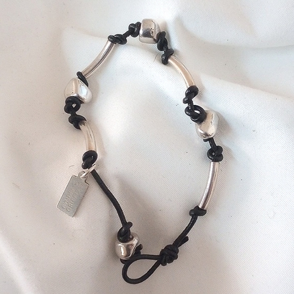 925 Cynthia Griffis Leather Bracelet